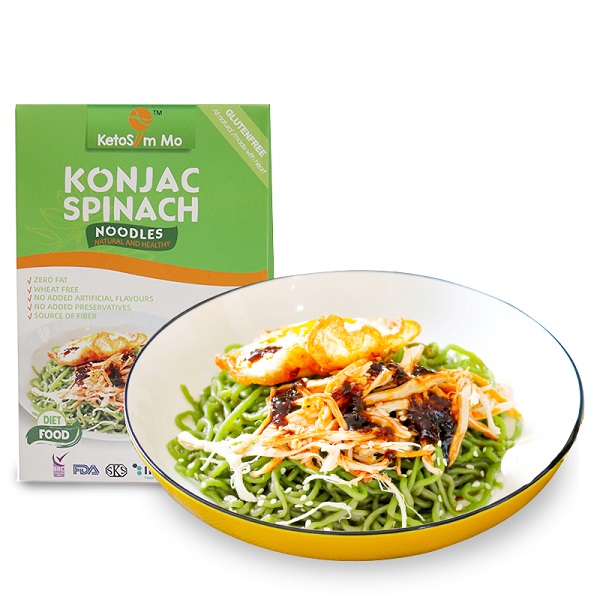 Konjac Spinach Noodles